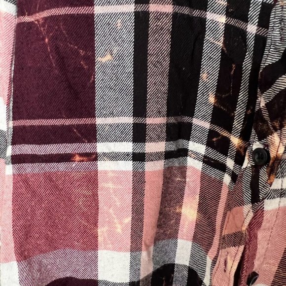 Arizona Jean Company Amazing Boyfriend Fit Slightly Distressed Flannel - Picture 4 of 6